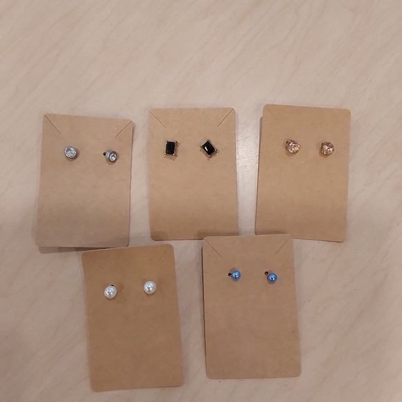 Jewelry - Set of Five Stud Earrings